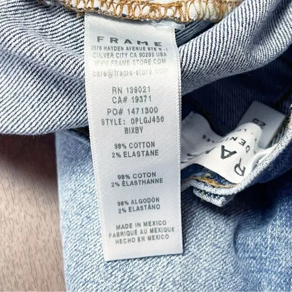 FRAME Le Garçon Jeans – Size 25 - Picture 7 of 8